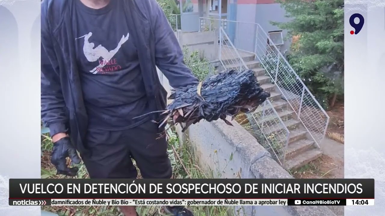Vuelco en detención de sospechoso de iniciar incendios