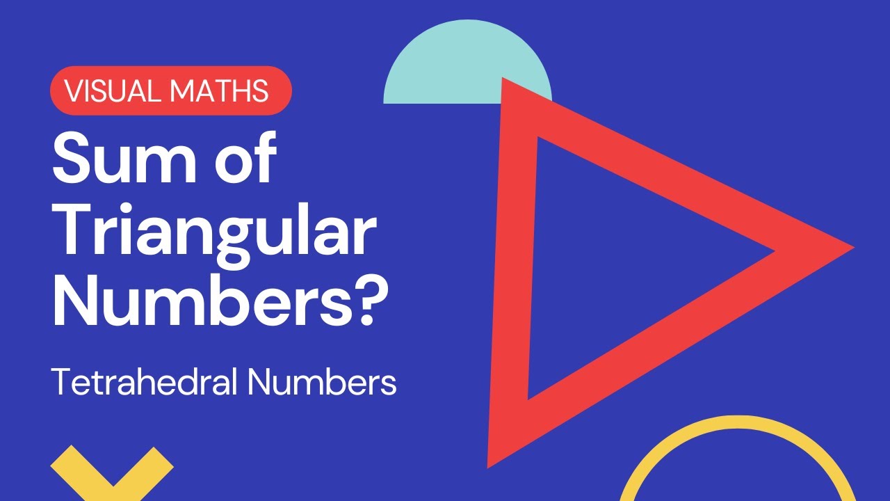 Sum of Triangular Numbers | Understanding Number patterns