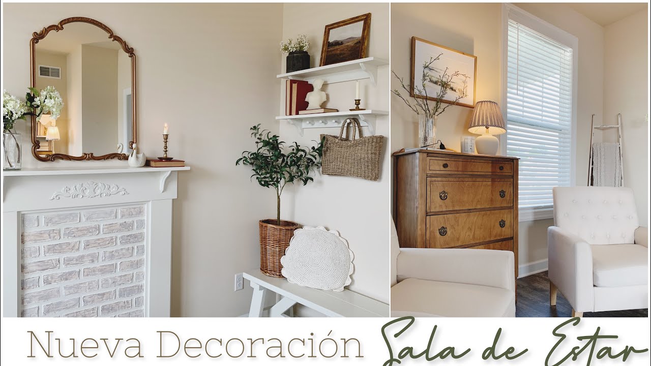 GRAN TRANSFORMACIÓN | NUEVA DECORACIÓN SALA DE ESTAR | DECORACIÓN FARMHOUSE / COTTAGE