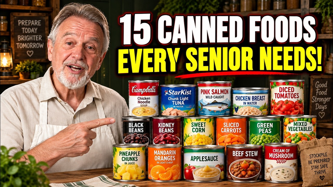 15 Canned Foods Every Senior Should Stockpile in 2026