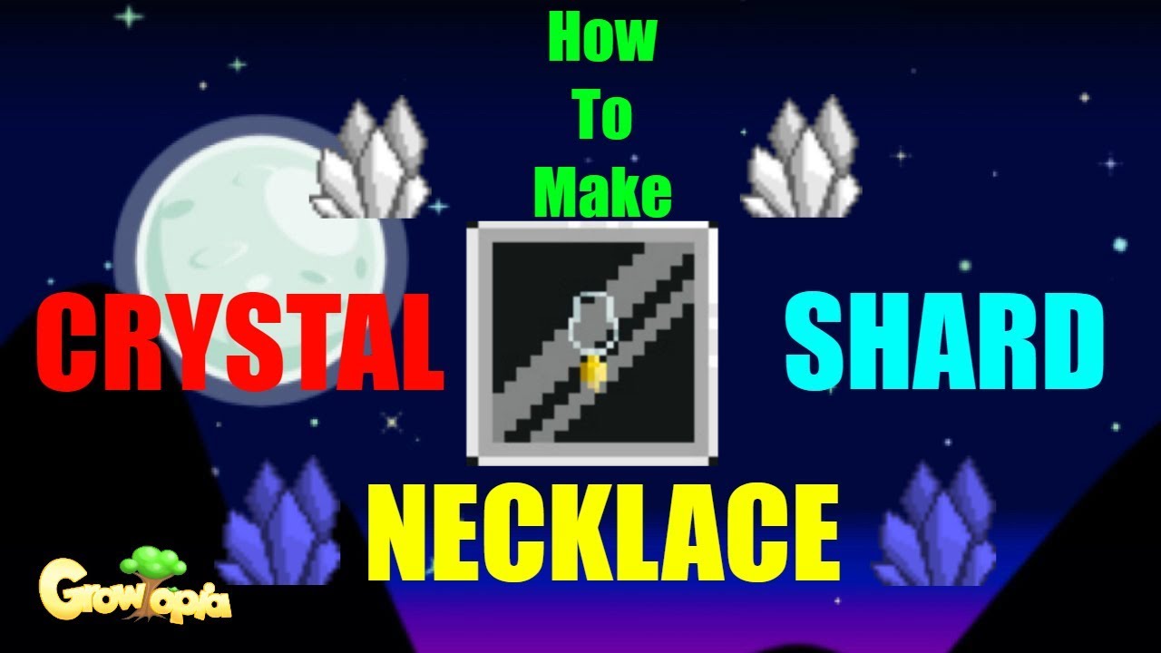 How To Make CRYSTAL SHARD NECKLACE!! | Growtopia