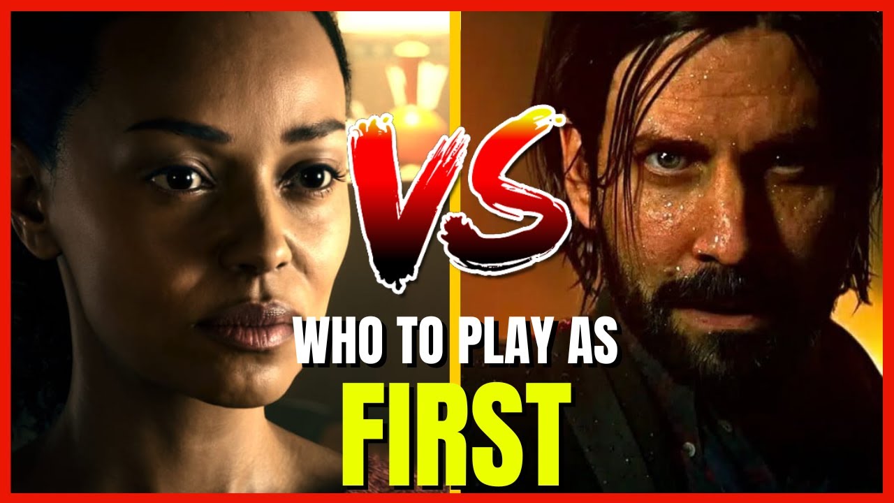 ALAN WAKE OR SAGA - WHO SHOULD YOU PLAY AS FIRST | ALAN WAKE 2