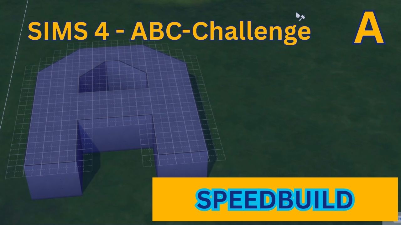 RThe Sims 4 Speed Build: ABC House Challenge | Letter A Build
