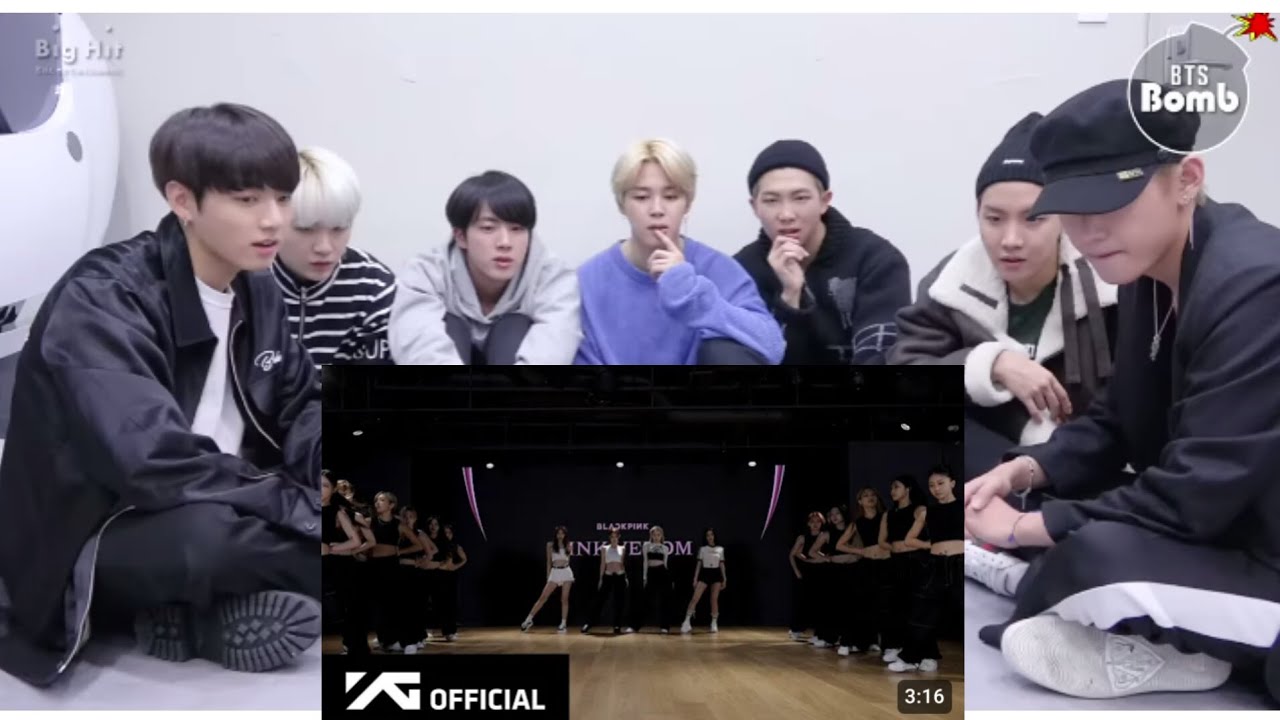 BTS Reaction to Blackpink 'pinkvenom' DP (Fanmade 💜)