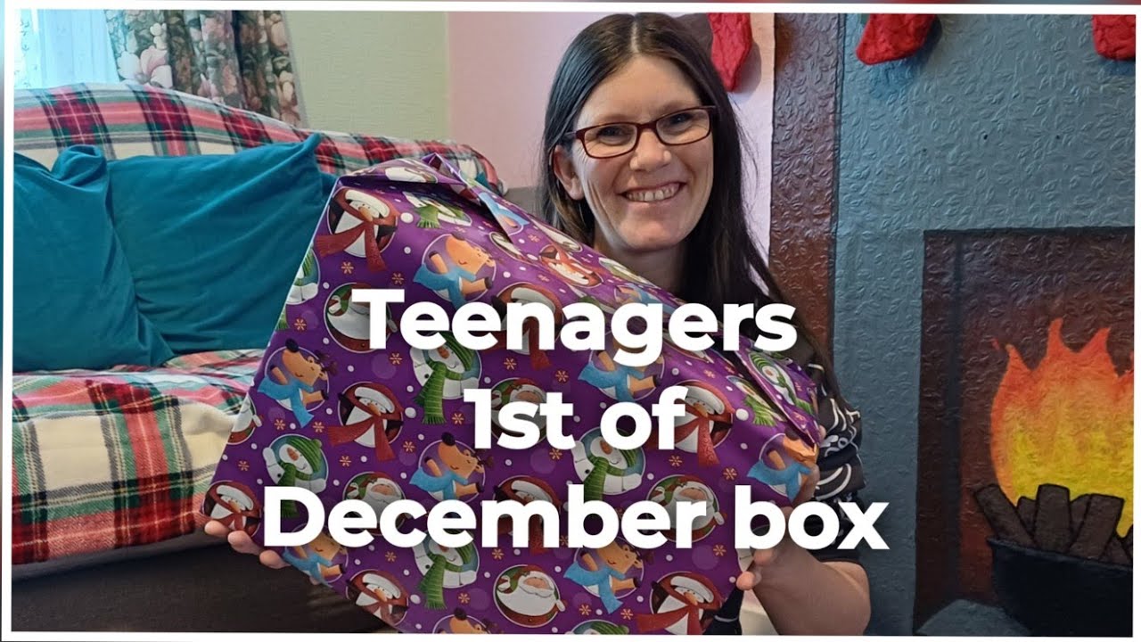 Teens 1st of December box | DIY advent calendar for my husband | Christmas goodies