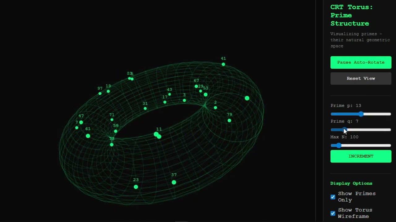 Torus: Where Primes Actually Live