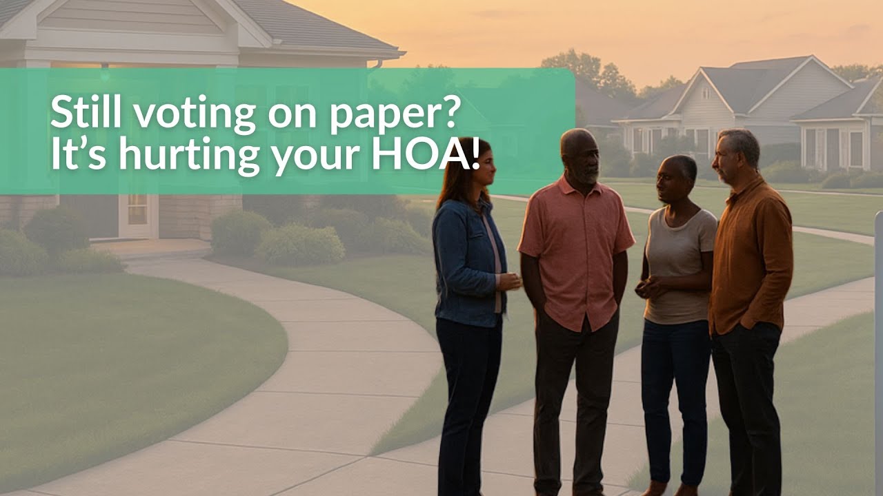 Why Every HOA Needs Online Voting (Engagement, Security, & Savings