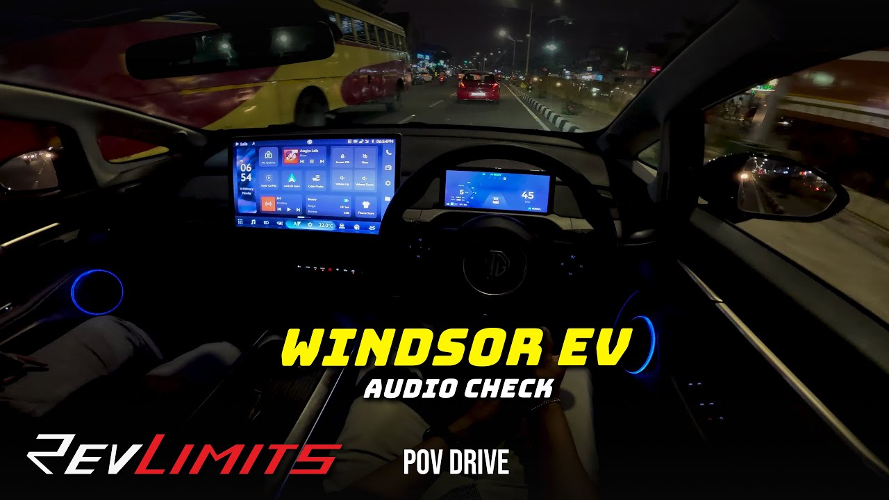2024 MG Windsor EV Audio Check |  Essence | 38 kWh 134 bhp | POV Test Drive #230 | RevLimits |