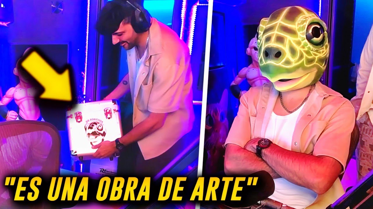 NEXXUZ ENSEÑA el MEJOR REGALO! UNA MÁSCARA REAL de el SR. TORTUGA 😱