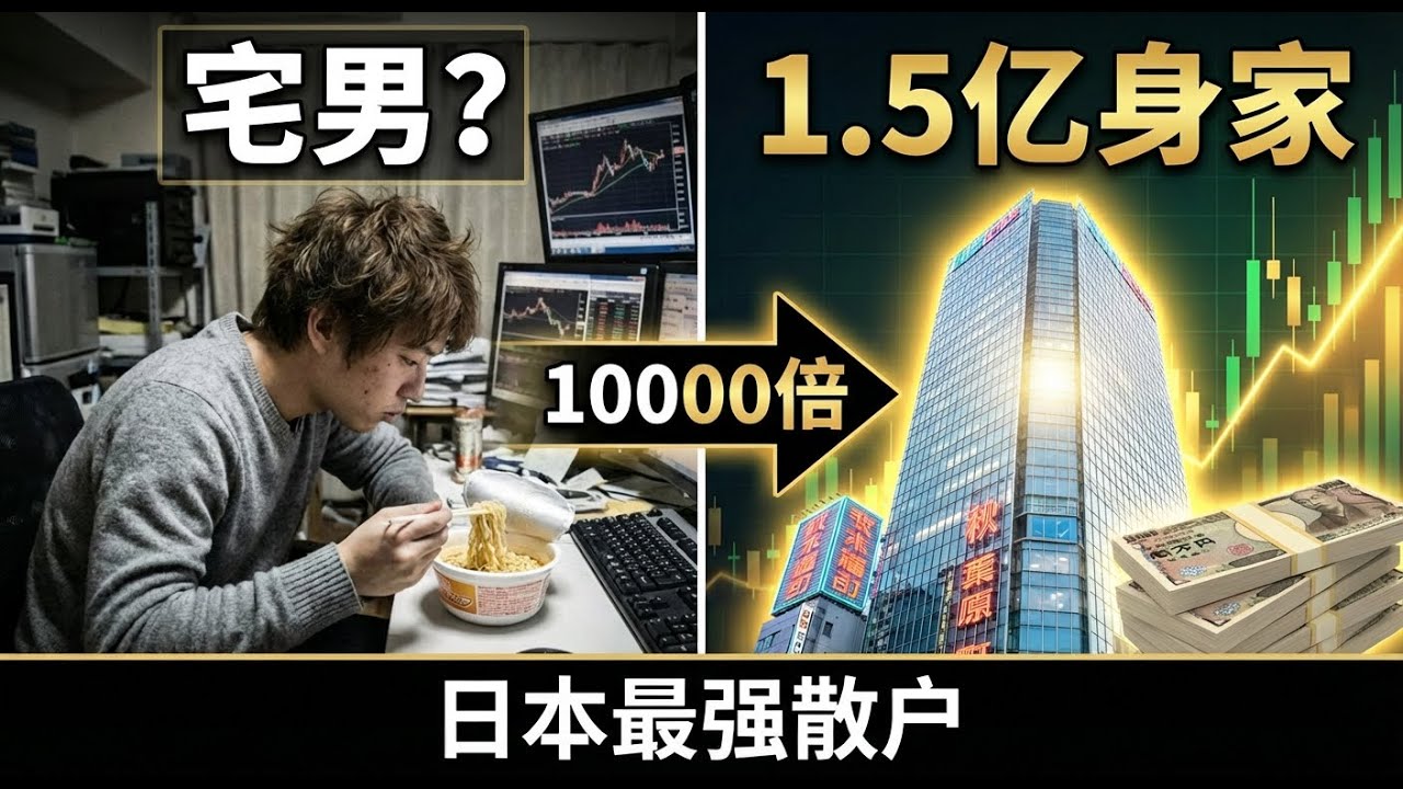 每天只吃泡面的宅男，竟是身家1.5亿的‘日本股神’？8年翻10000倍的实盘神话
