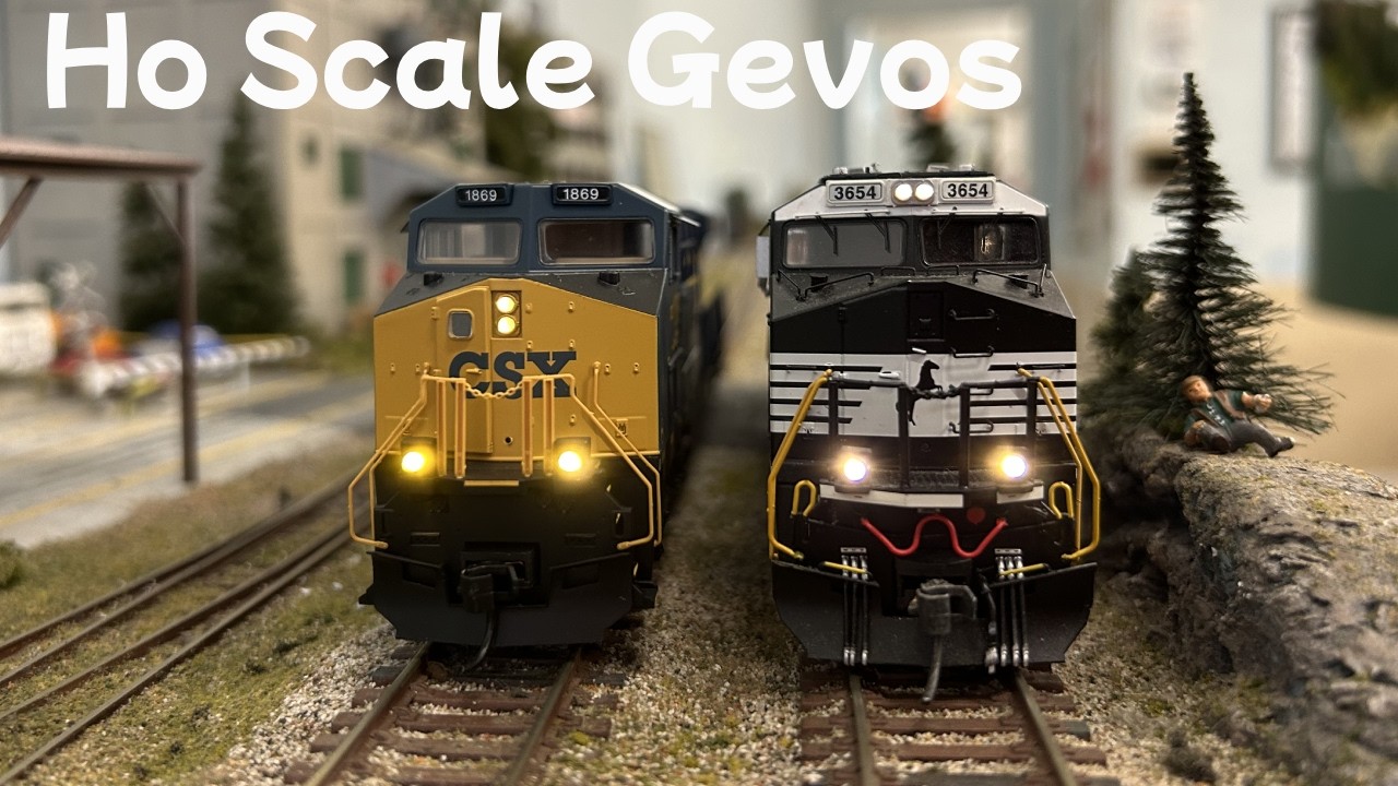 My Ho Scale Gevos On The OSMR Club Layout!