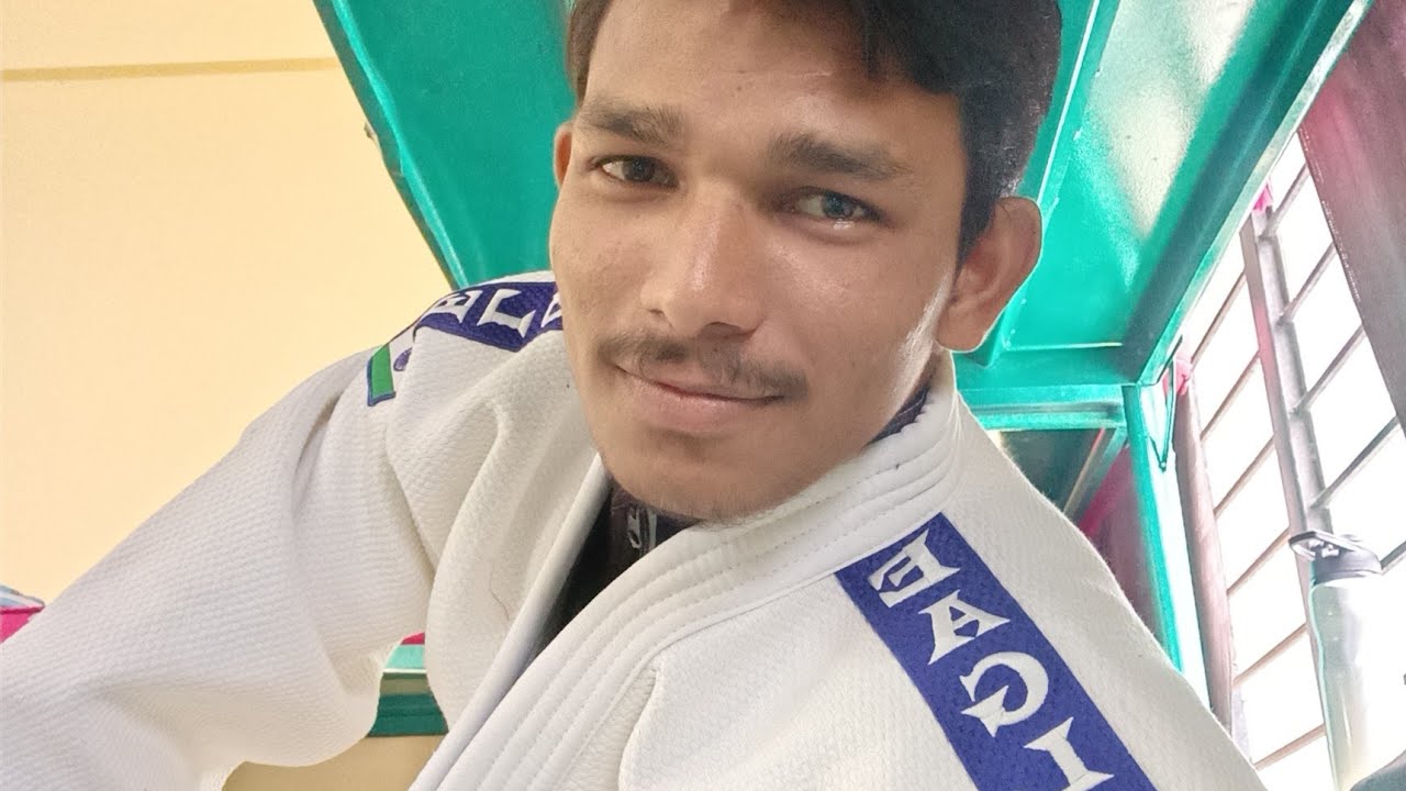 my new Judogi // white and blue dresses 🥋🤩🤩 // @bangalore Judoka // SAI STC //
