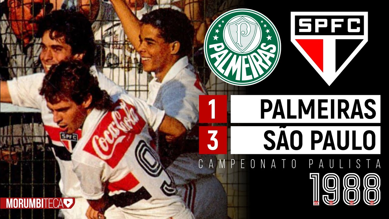 Palmeiras 1x3 São Paulo - 1988 - PITA, SILAS, MULLER, EDIVALDO E A VIRADA COM DIREITO A OLÉ!