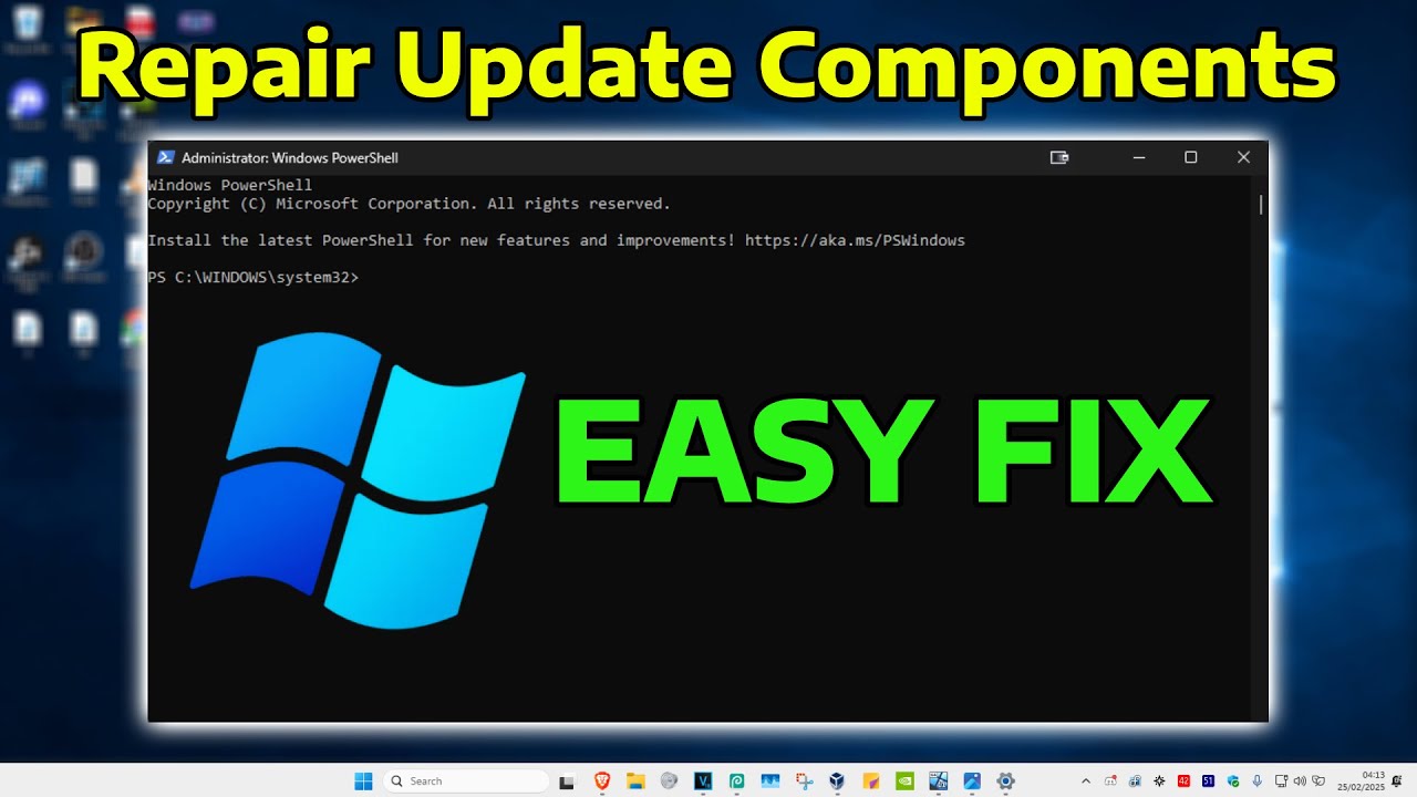 Repair Windows Update Components &lsquo;Updating Component Registration&rsquo; In Windows 11/10/7 FIX [Tutorial]