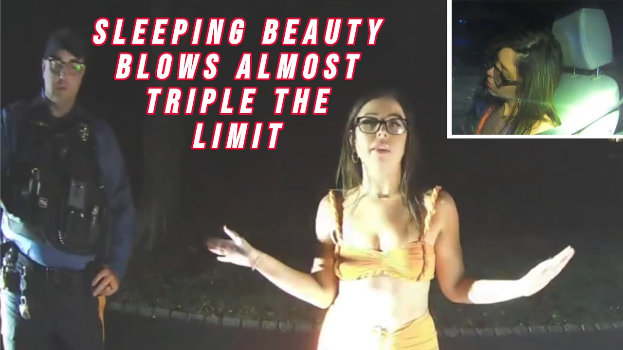 Sleeping Beauty Blows Almost TRIPLE the Limit After Drunkenly Falling Asleep at the Wheel