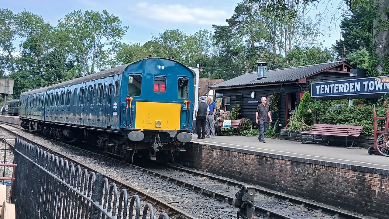 **DOUBLE HEADERS AND THUMPER** Kent and East Sussex Railway 22/8/25