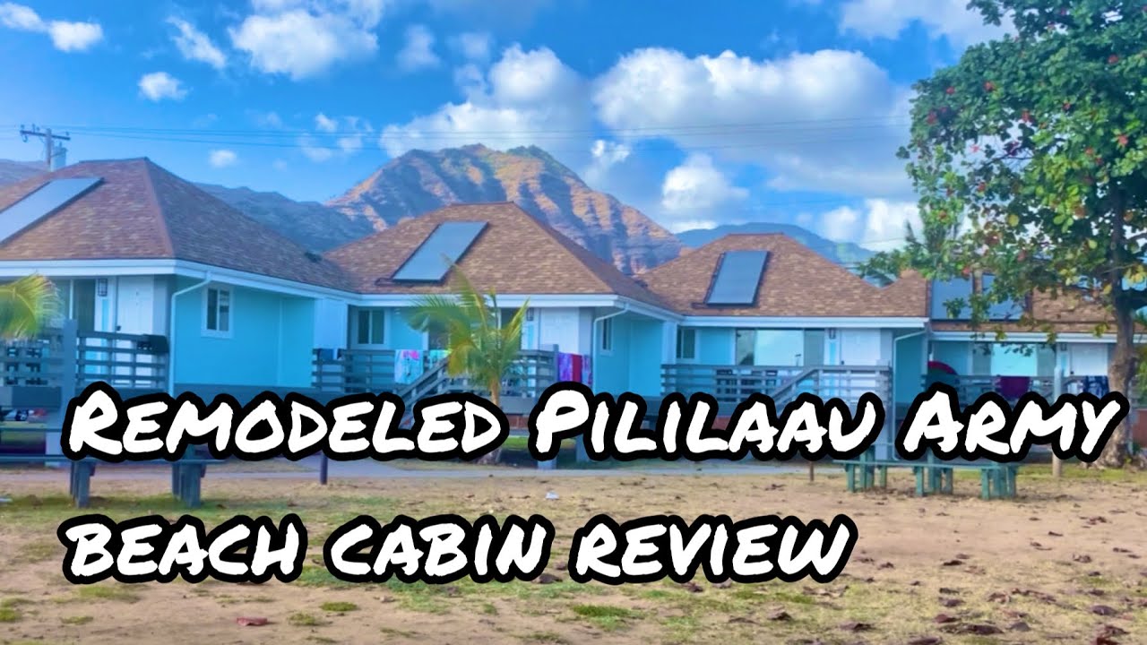 🇺🇸 Newly remodeled Pililaau Army beach cabins review. #hawaii  #beachcamping  #armylife #oahu