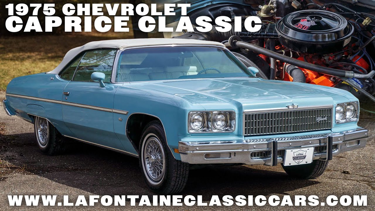 1975 Chevrolet Caprice Convertible W/ 40k Original Miles!