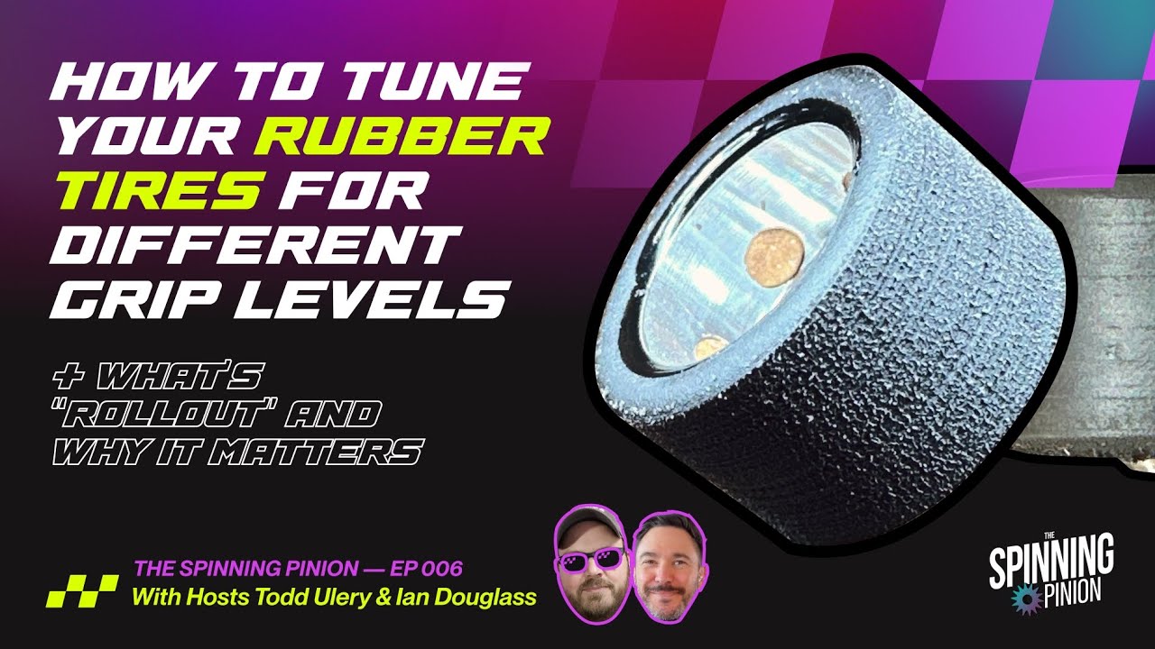 TSP EP 006 - How To True Rubber Slot Car Tires For Conditions & How Does Rollout Affect Gear Ratio?