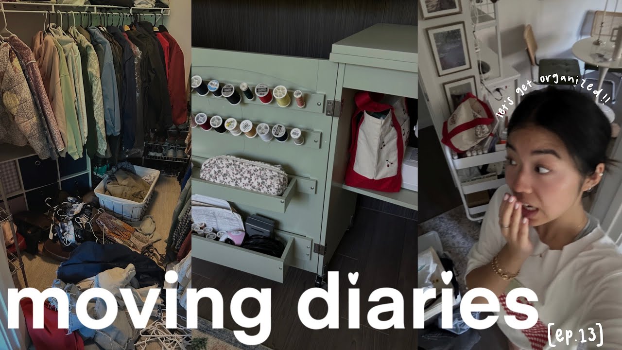 MOVING DIARIES [ep.13]: deep clean + organize with me🧼🧺🫧🧹