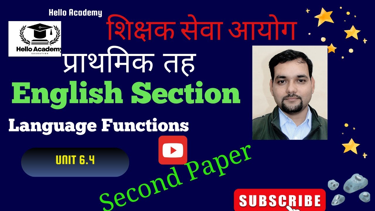Primary Second paper English/ Tsc Primary preparation/ 6.4 language functions/ Hello Academy 9.2 M