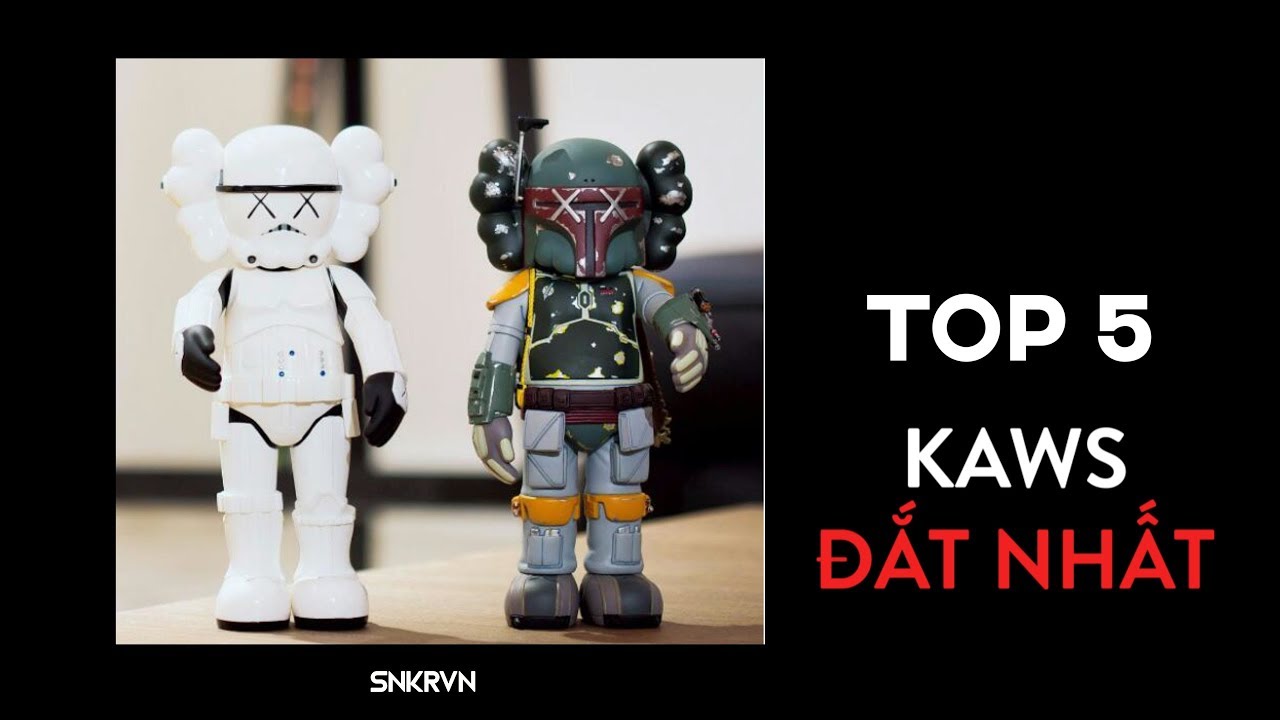 TOP 5 KAWS TOYS ĐẮT TIỀN NHẤT | M&Oacute;N ĐỒ CHƠI CHO HYPEBEAST
