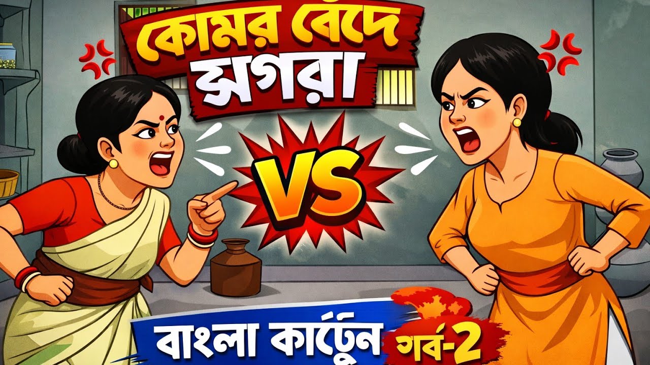 📌💥‎কোমর বেঁধে ঝগড়া I বাংলা কার্টুন I পর্ব-২ I #cartoon #kids #golpo #hilights