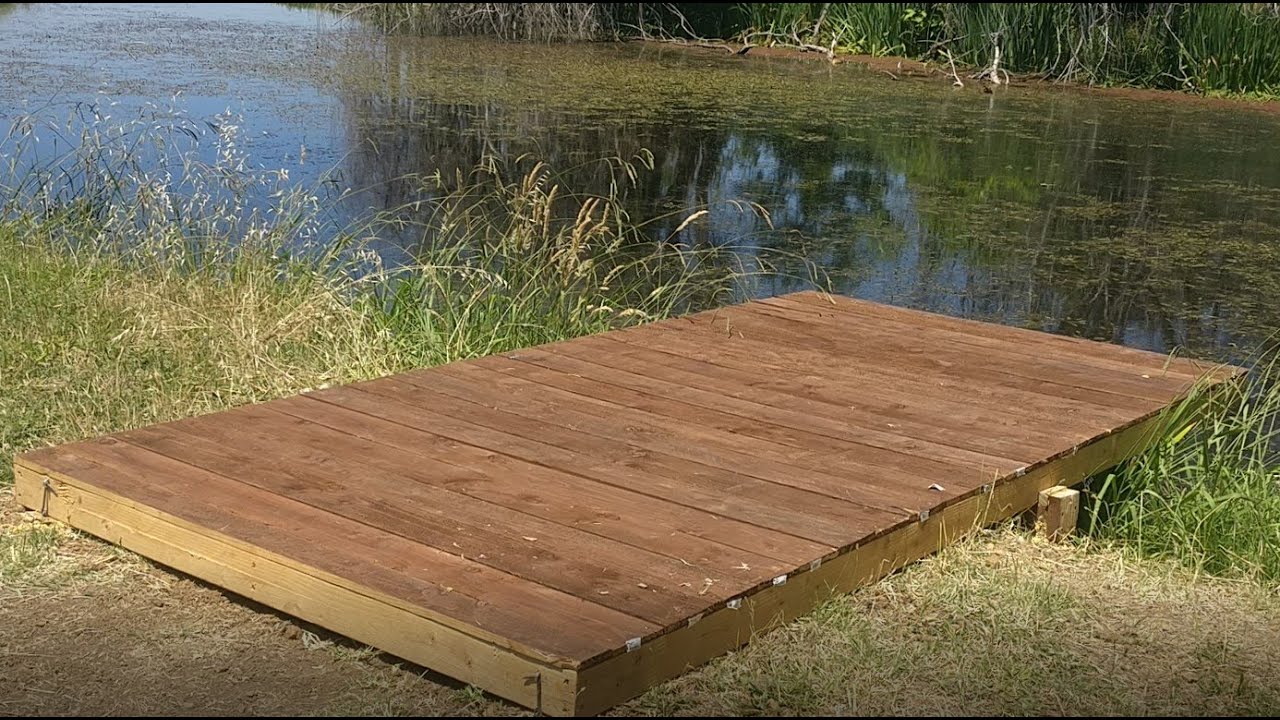 usefull tricks how to build and install small pond dock