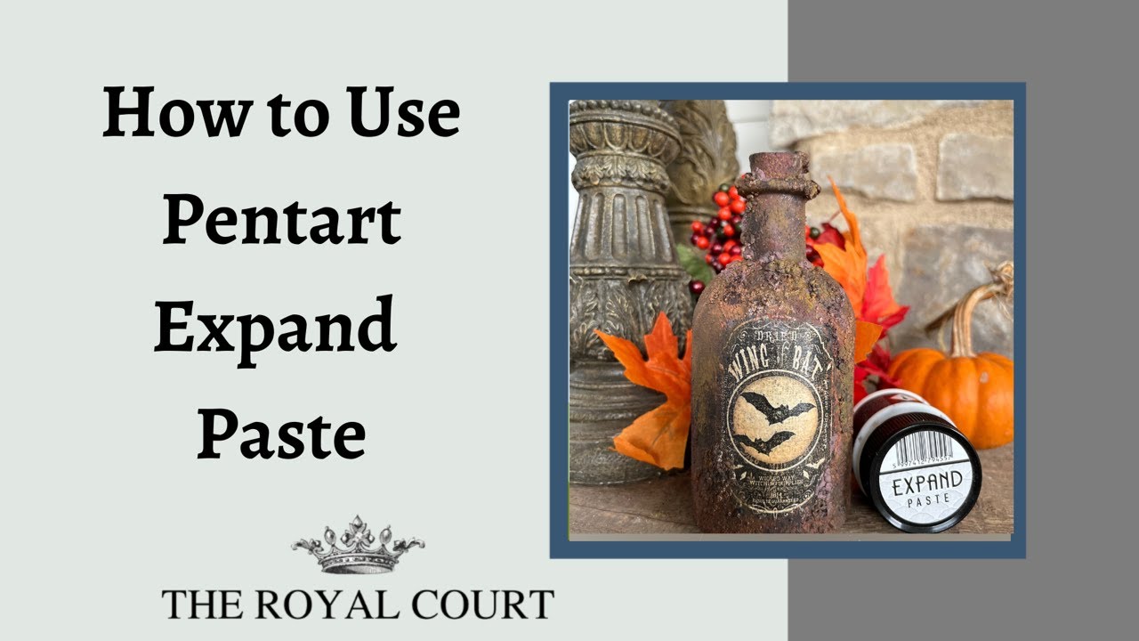 How to Use Pentart Expand Paste