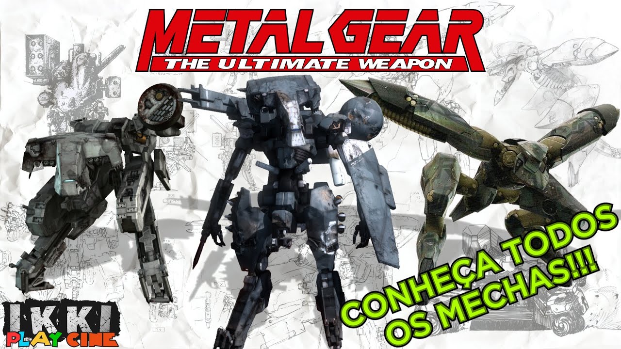 Metal Gear Solid: Todos os Metal Gears (Robôs/Mechas)