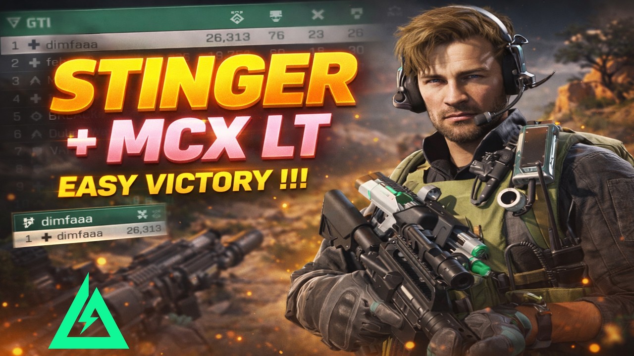 STINGER + MCX LT CRAZY COMBO !!! NEW SEASON⚡ | Delta Force Gameplay