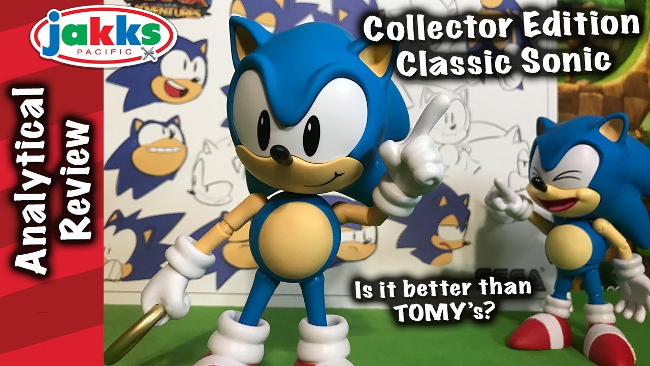 Classic Sonic Collector's Edition Figure Review - Jakks Pacific