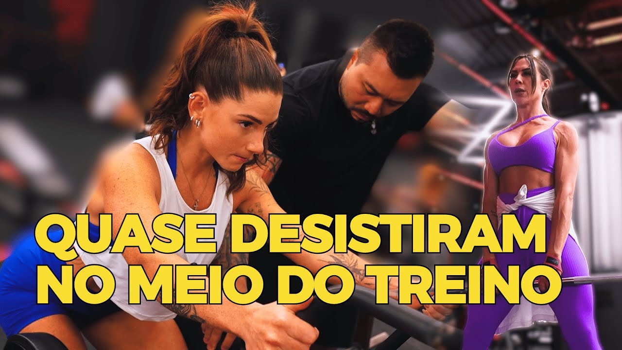 O treino de GLÚTEO E POSTERIOR que fez elas quase desistirem no meio