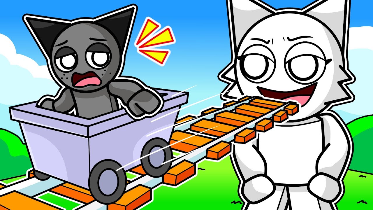 ¡GRAY PASEA en UNA Montaña Rusa Dentro de SPRUNKI WENDA en Roblox! INCREDIBOX SPRUNKI