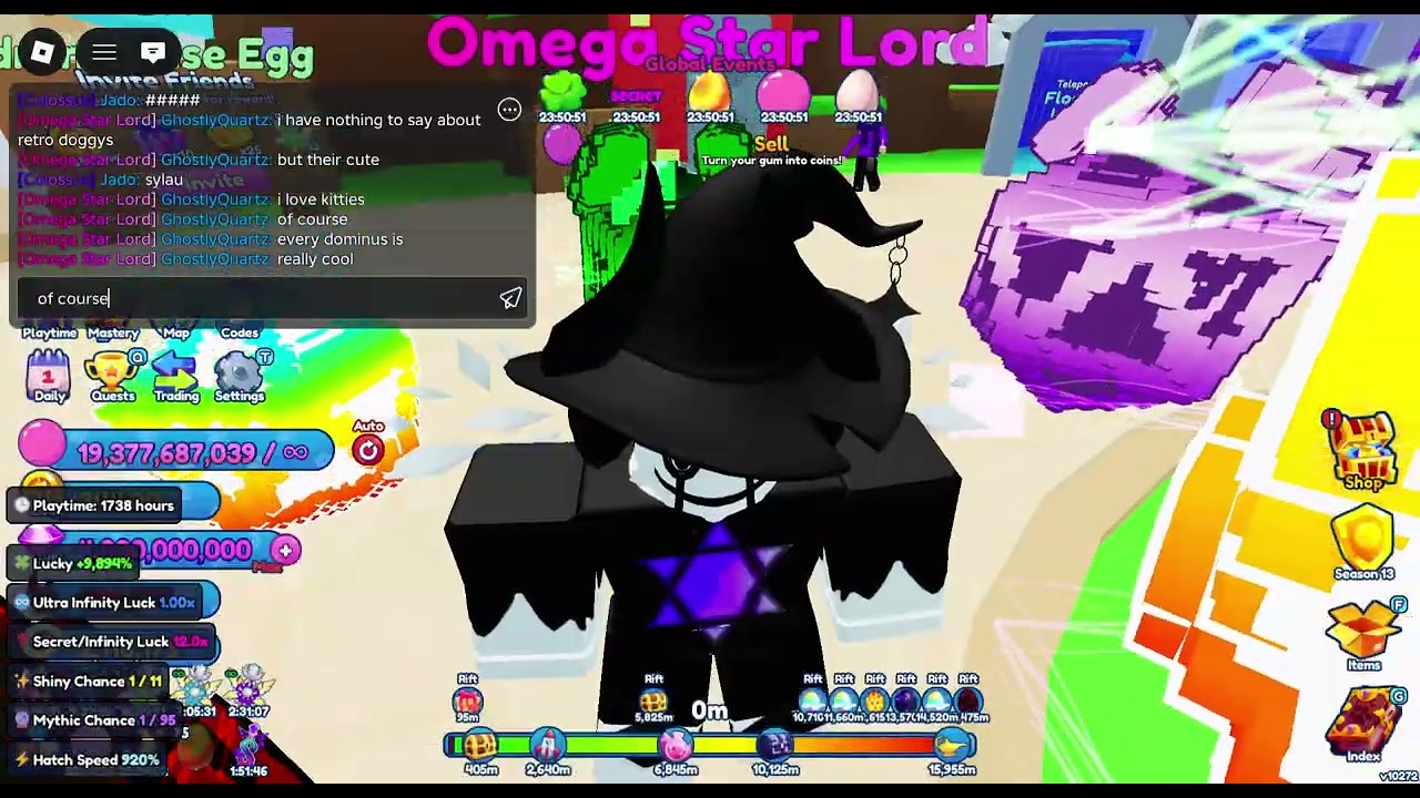 i hatched the retro egg and got UNGODLY luck...