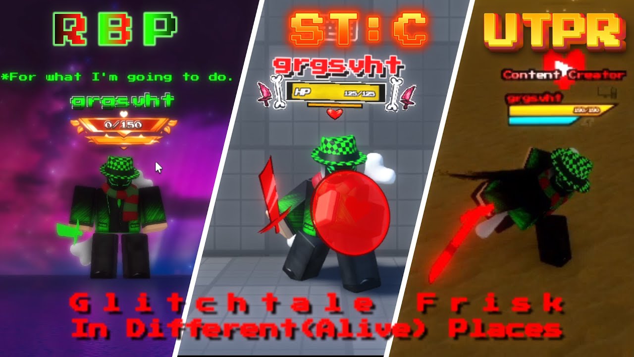 Different Glitchtale Frisk Experience in Roblox