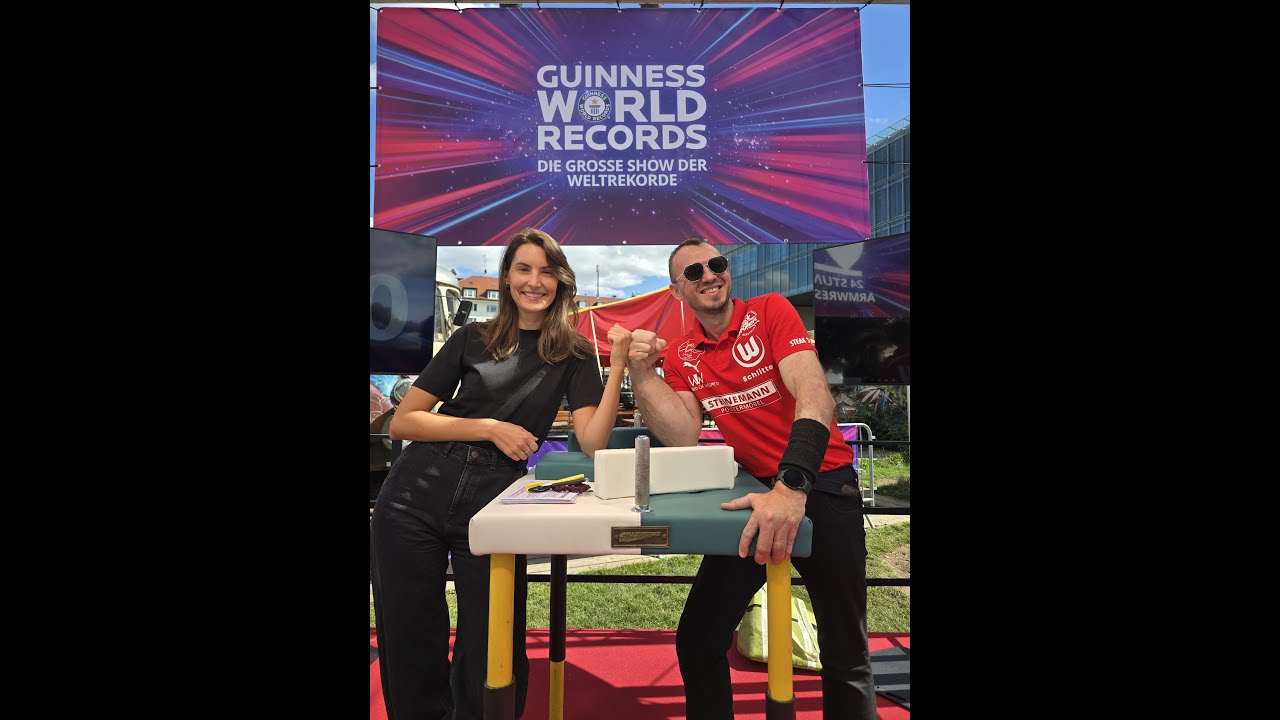 Guinness World Record 2025 | Hellboy bricht Armwrestling-Rekord | Sat.1 mit Pilawa und Hunziker