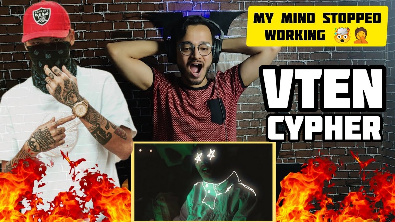 INDIAN RAPPER REACTS TO VTEN - CYPHER - ( PSYCHO EP ) | REACTION / REVIEW