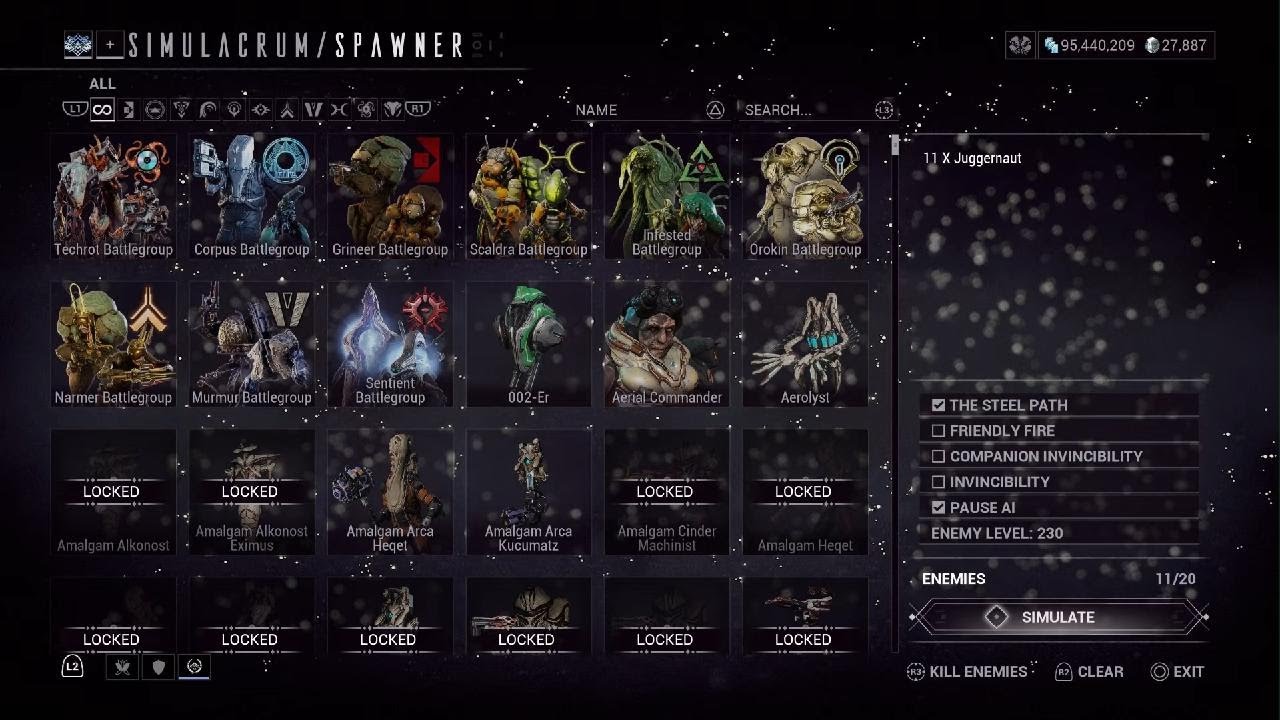 Warframe: Miter kill a Juggernaut 230 level Steel Path one shot.