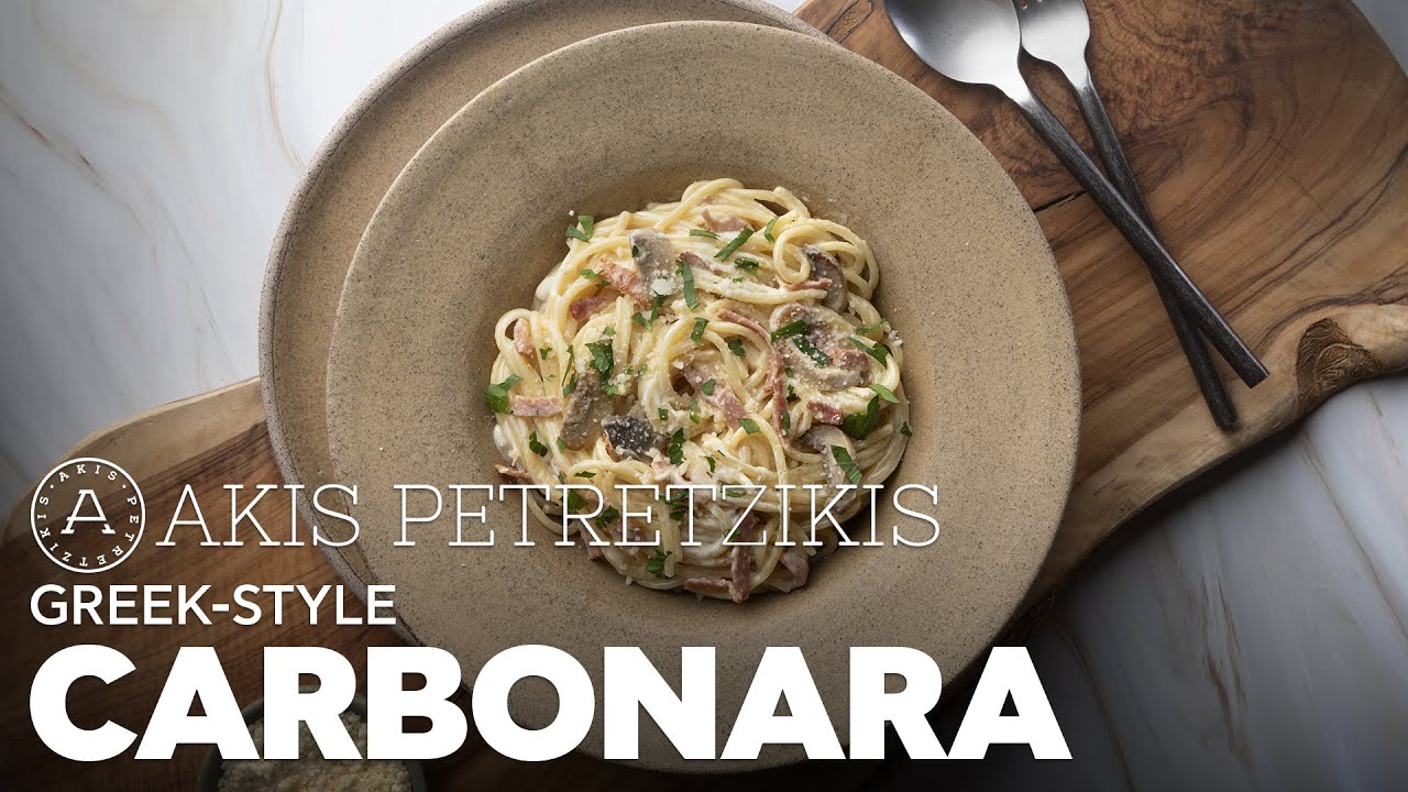 Greek-Style Carbonara | Akis Petretzikis