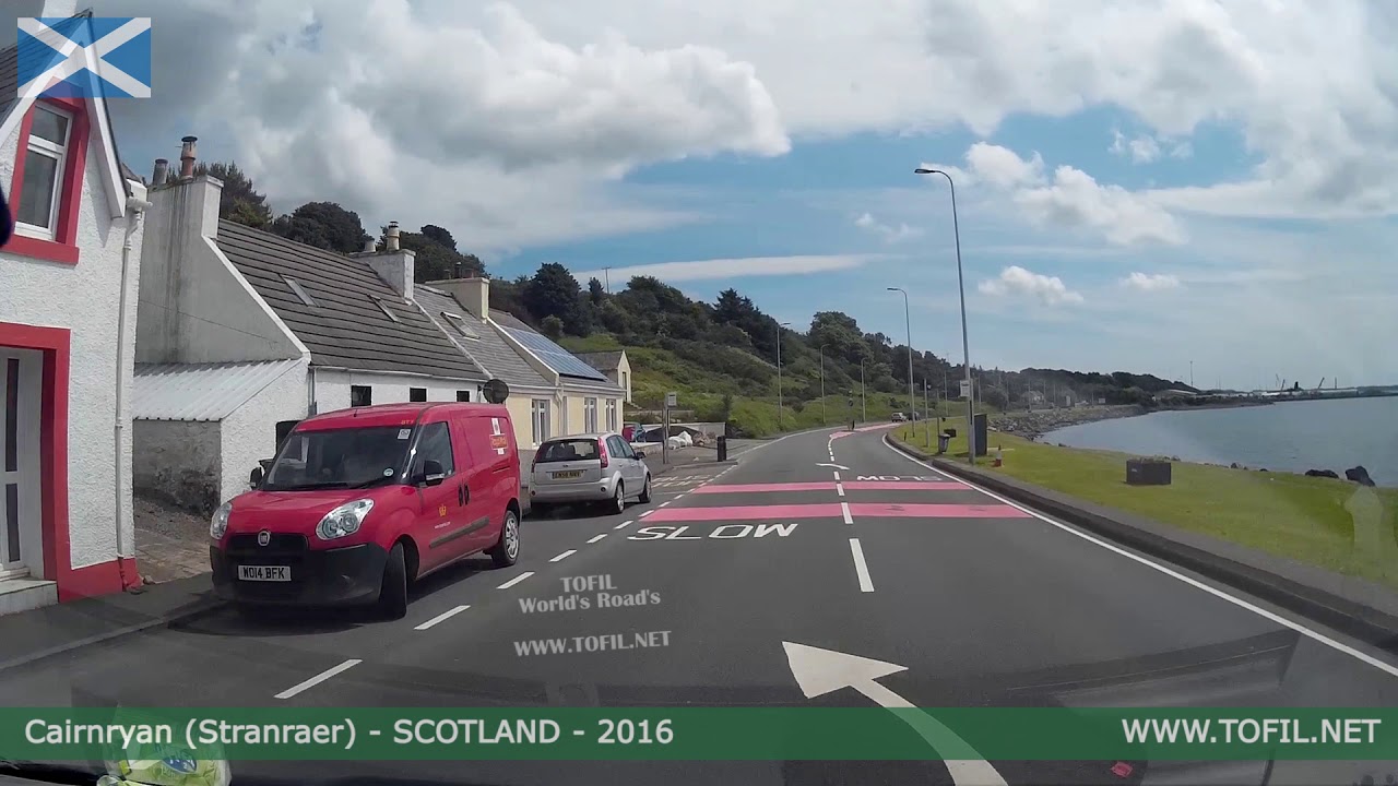 Cairnryan (Stranraer) Scotland 2016 Dashcam Driving Movies WWW.TOFIL.NET