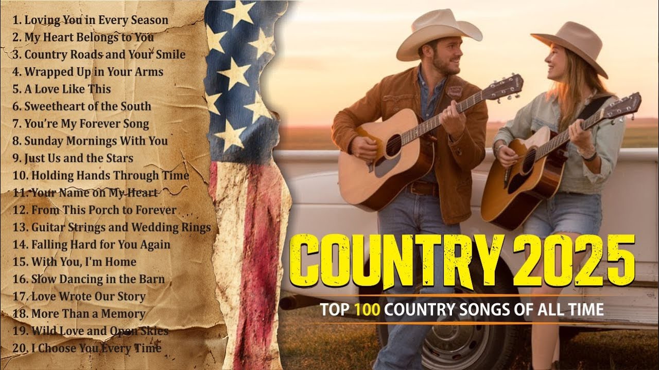 Country Music Playlist 2025 - Blake Shelton, Morgan Wallen, Luke Combs, Chris Stapleton, Kane Brown