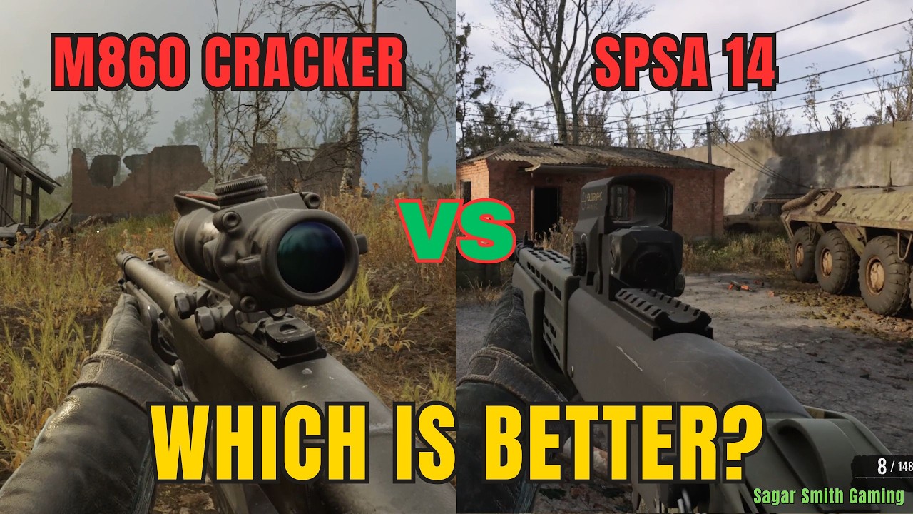 STALKER 2 M860 Cracker vs SPSA 14 Shotgun | Stats Comparison & Weapon Test #stalker2