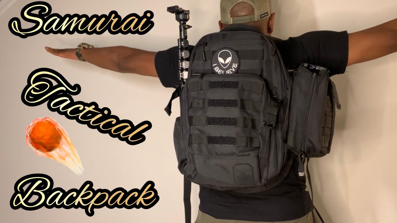Samurai Tactical BackPack Review - Great For Gun Range and Traveling/Hiking