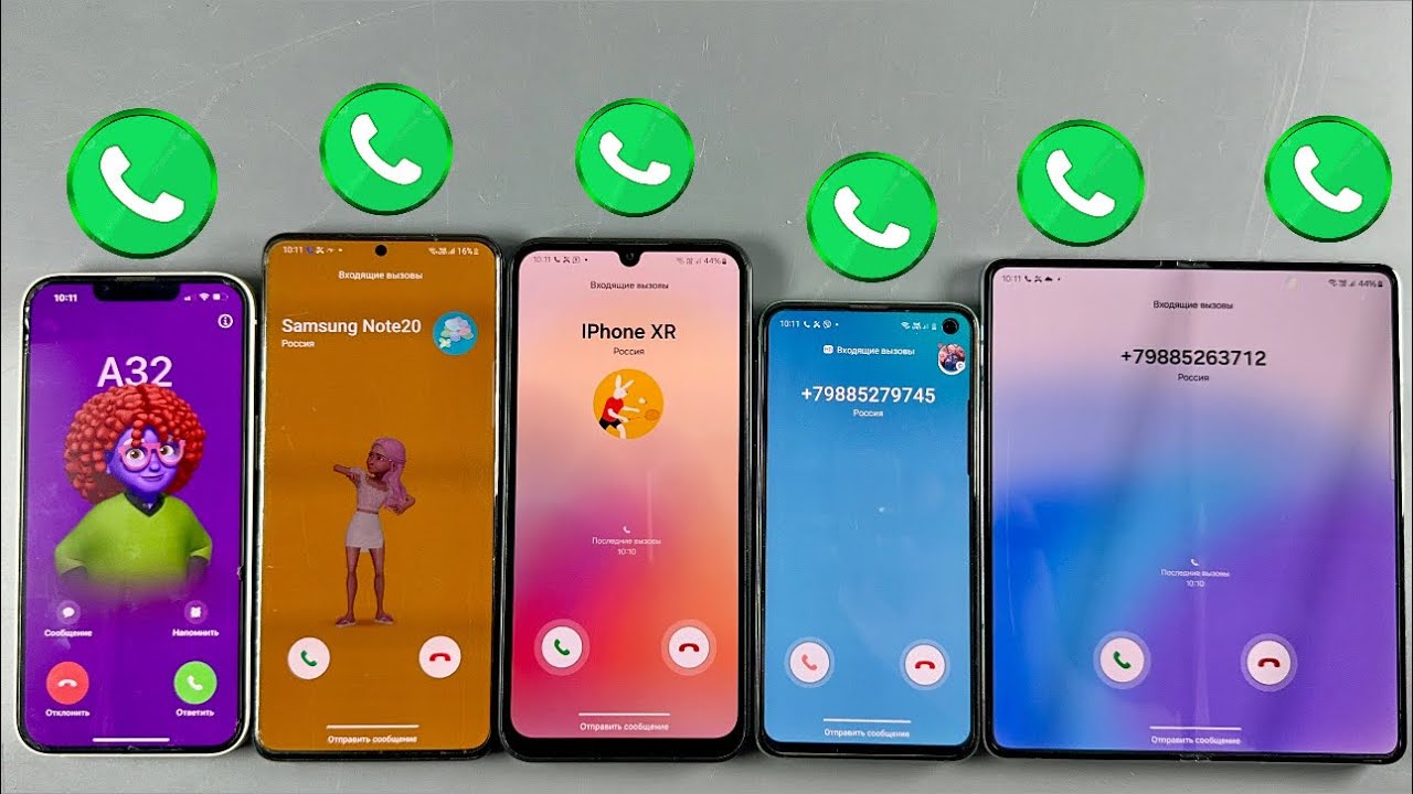 Incoming Call Samsung Galaxy S20 Plus + IPhone 13 + Samsung Galaxy Fold 5 + Samsung Galaxy S10e