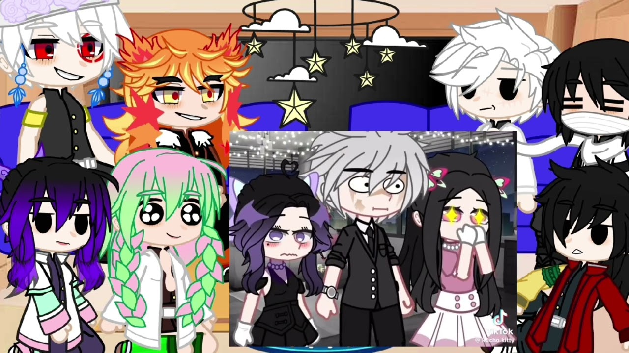 Hashrias react to Giyuu as random gacha tiktok