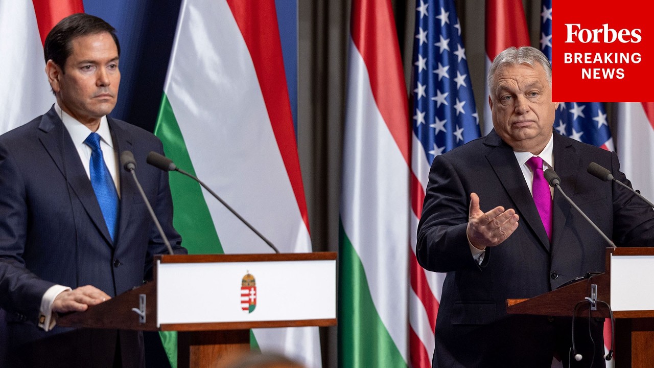 Rubio Asked What Trump Admin. Will Do If Viktor Orbán Doesn't Win April Election—In Front Of Orbán
