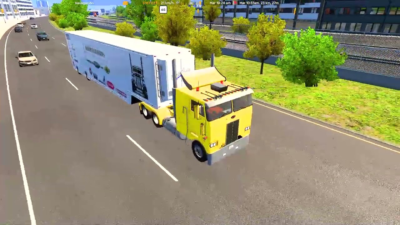 Peterbilt 352 en CDMX. American Truck Simulator