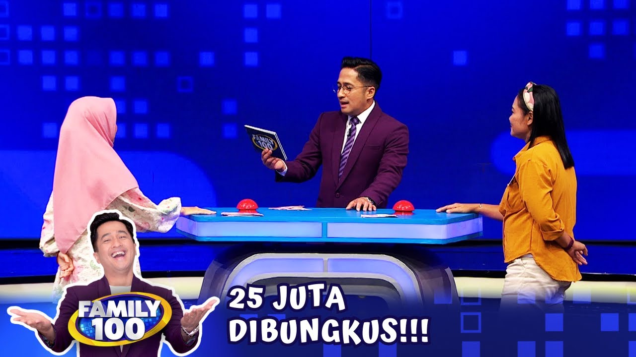 MANTAP! Keluarga Yandi VS Keluarga Jarkom, Siapa Yang Berhasil Bawa Pulang 25 JUTA? - Family 100