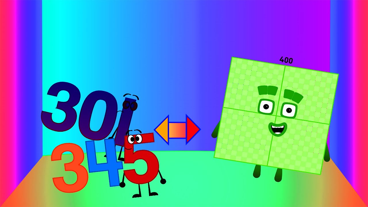 My Parody Uncannystart Numbers Band (301-400) But Vs [ Uncannyblocks Giga Band ] Remix | Cool !